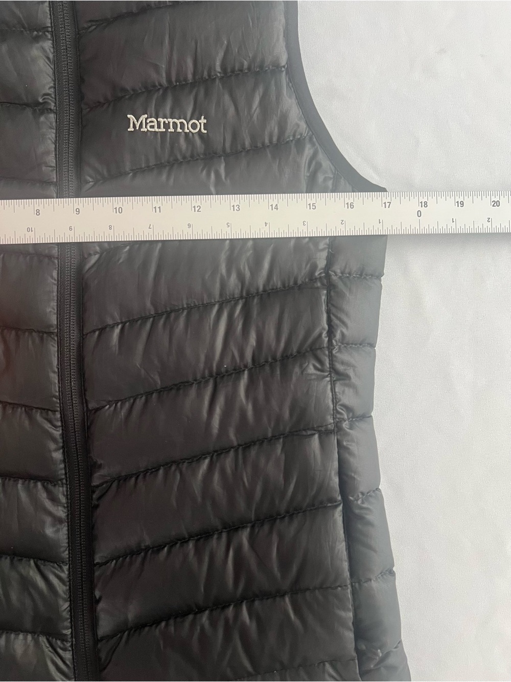 Marmot Black Quilted Packable Puffer Vest - Picture 11 of 11
